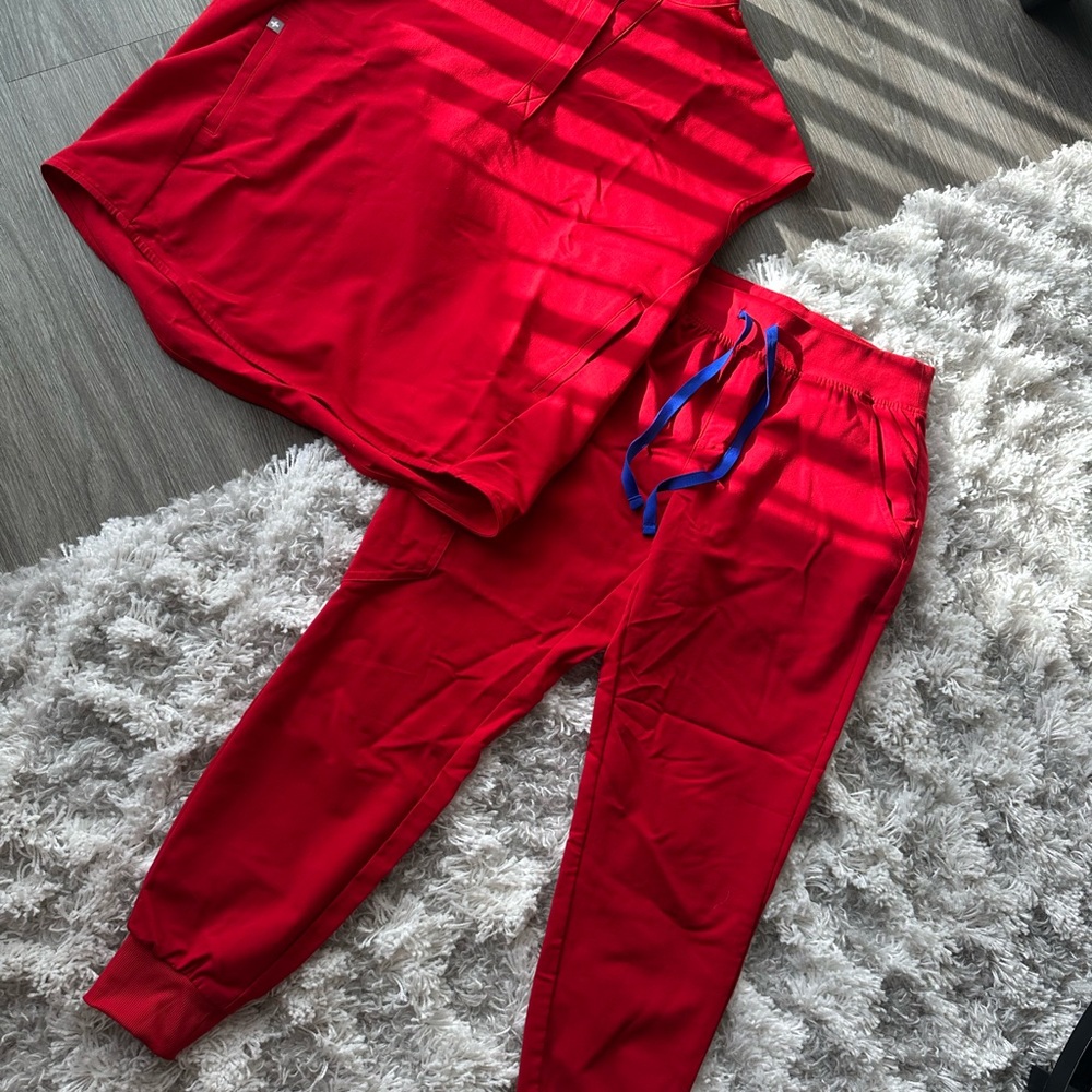 Figs Winning Red (Olympic series) scrubs